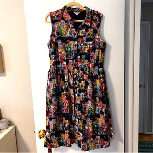 Cath Kidston Size UK 16/US12 Button Down City Dress
